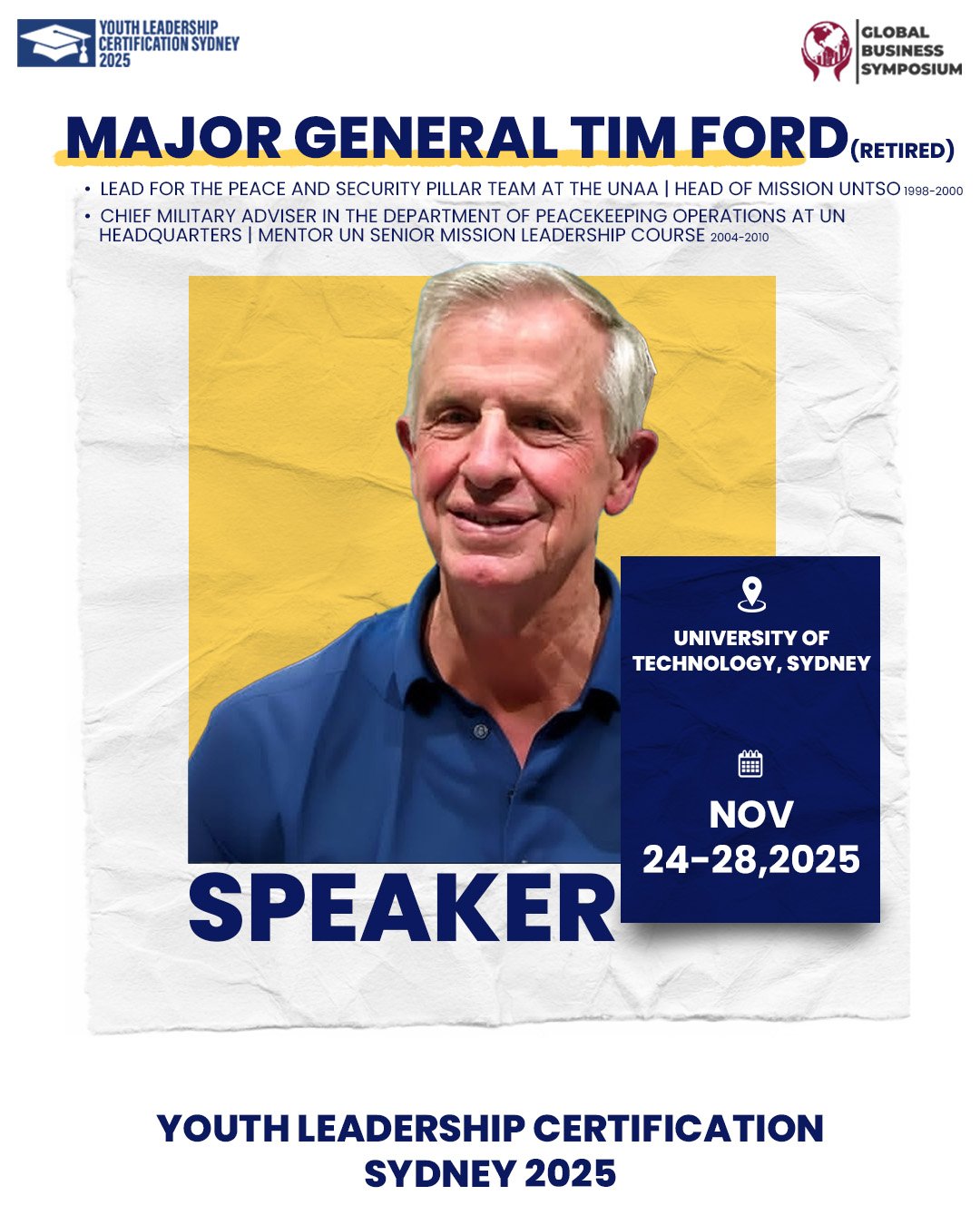 Major General Tim Ford